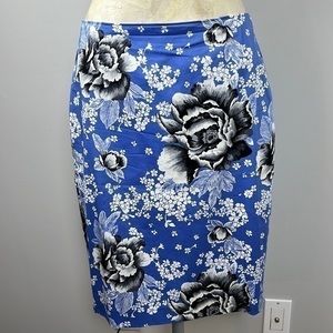 Talbots SIZE 2 Floral Pencil Skirt
